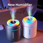 Mini humidificador de aire para coche, hogar y dormitorio