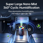 Mini humidificador de aire para coche, hogar y dormitorio