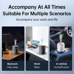 Mini humidificador de aire para coche, hogar y dormitorio